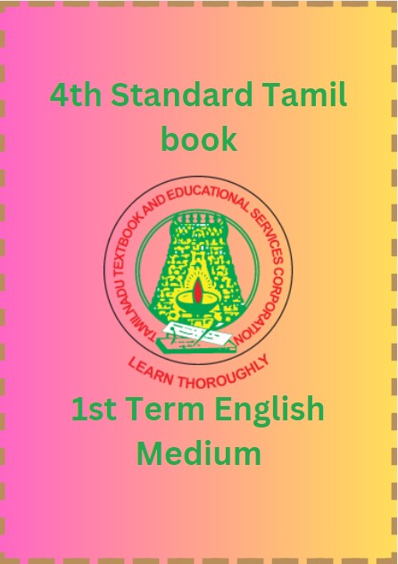 4th standard tamil book back question answer english medium