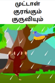 Monkey and Sparrow Story in Tamil – முட்டாள் குரங்கும் குருவியும்