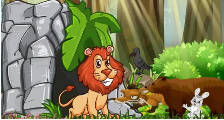 சிங்கமும் தந்திரமான முயலும் – Lion And The Cunning Rabbit