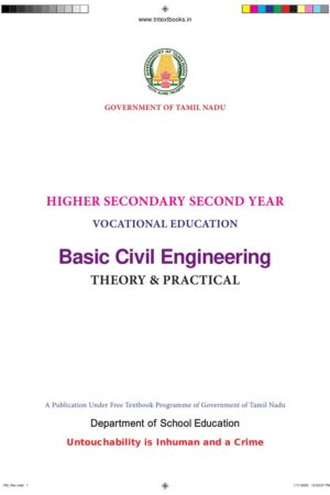 12th Standard Basic Civil Engineering Book PDF – English Medium