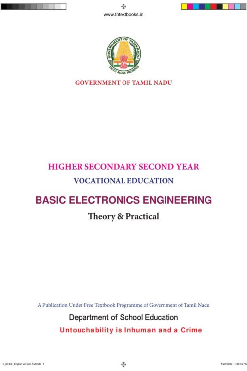 12th Standard Basic Electronics Engineering Book PDF – English Medium