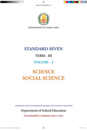7th Standard Science Book PDF – 3rd Term English Medium